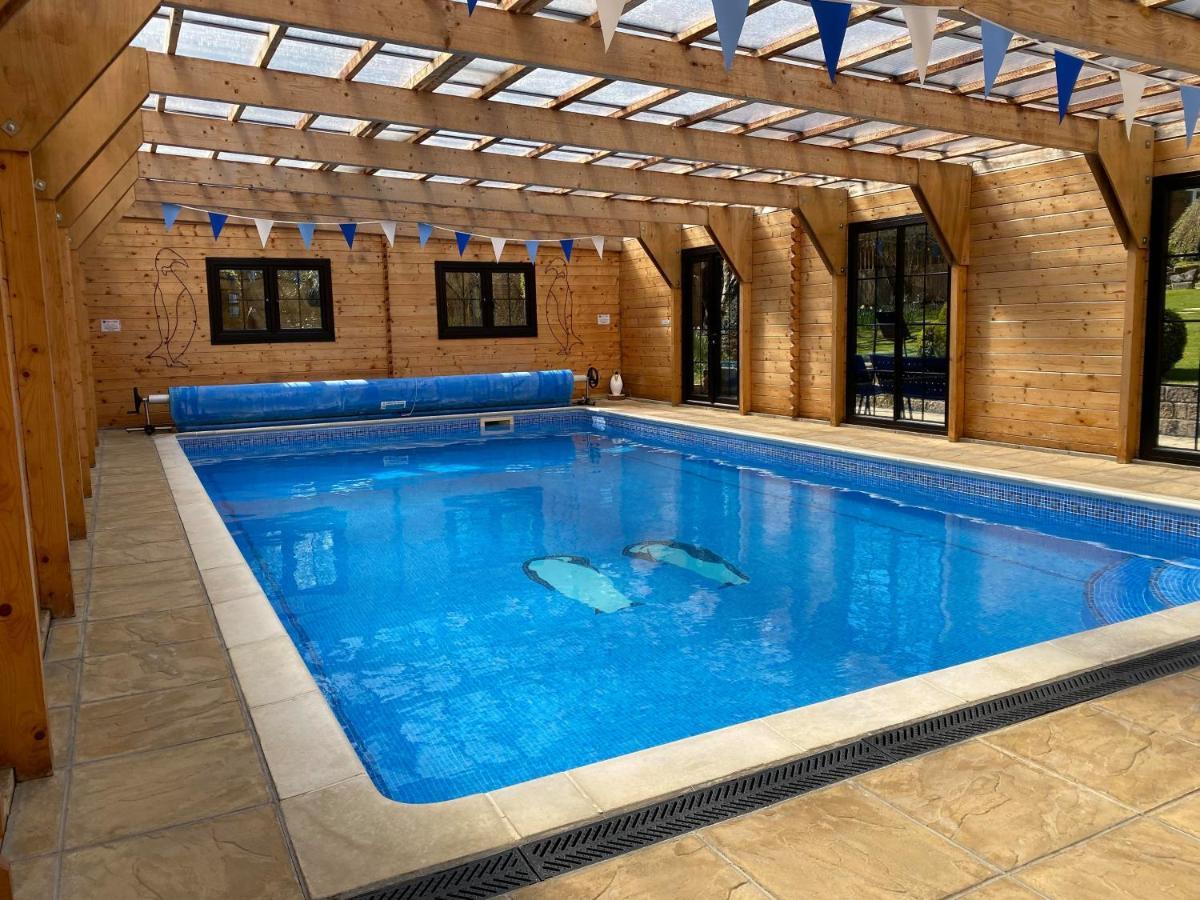 'Monktonmead Lodge' In Secluded Setting, With Private Indoor Pool. رايد المظهر الخارجي الصورة