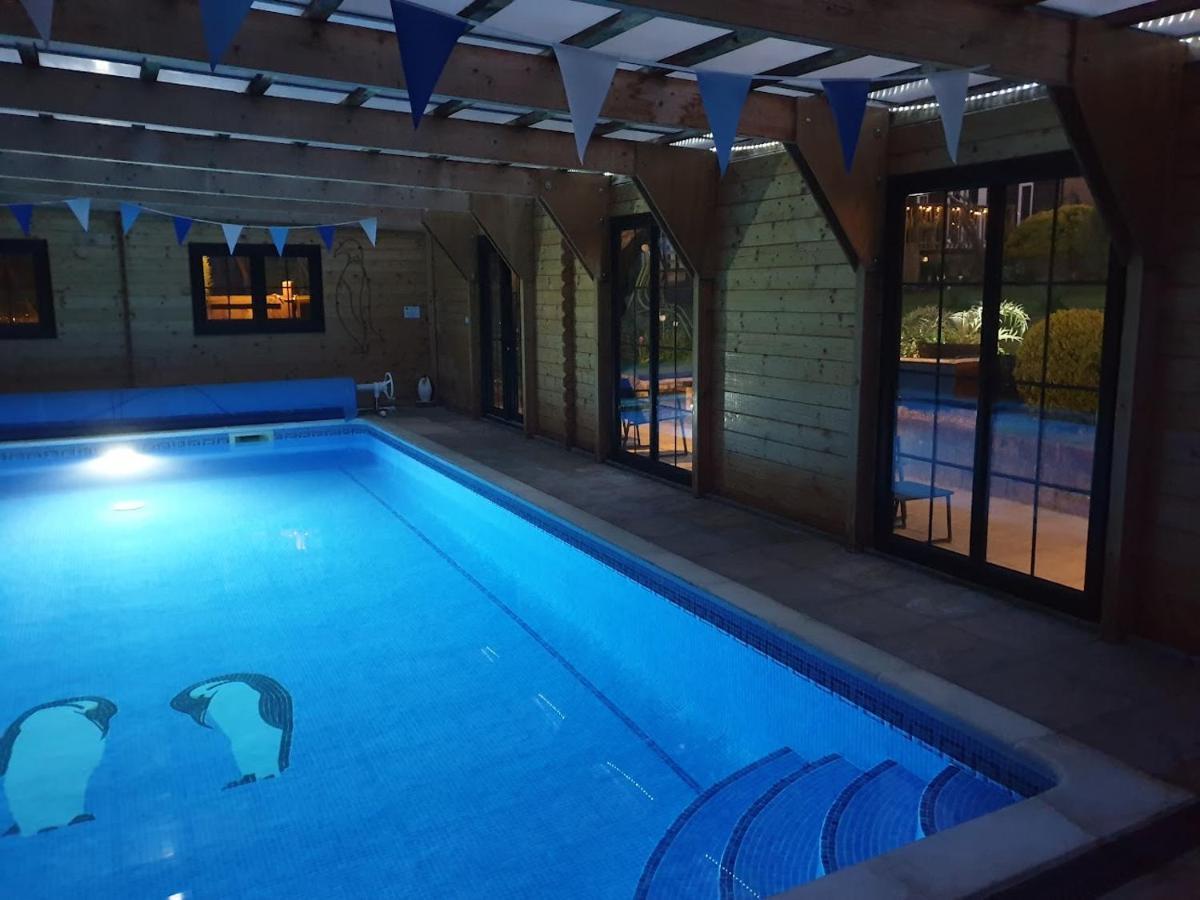 'Monktonmead Lodge' In Secluded Setting, With Private Indoor Pool. رايد المظهر الخارجي الصورة